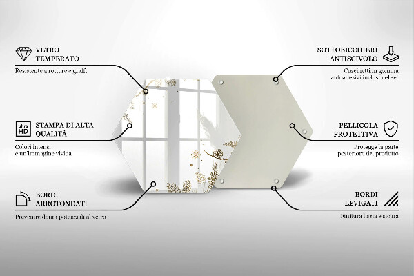 Tábua para cozinha Decorações de inverno
