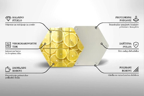 Tábua de corte Fruta limão