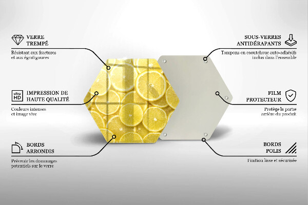 Tábua de corte Fruta limão