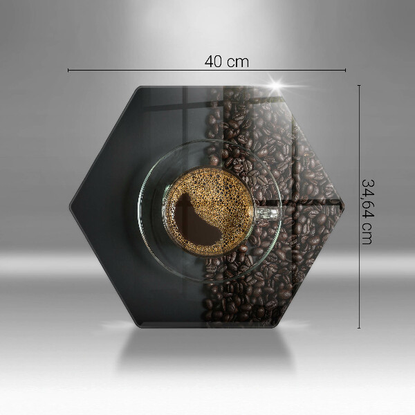Tábua de cortar alimentos Café e feijão