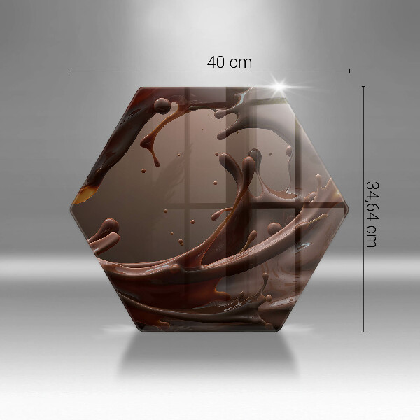 Tábua para corte Chocolate líquido