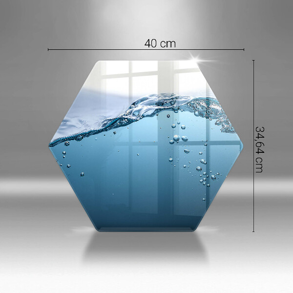 Tábua para cozinha Água azul