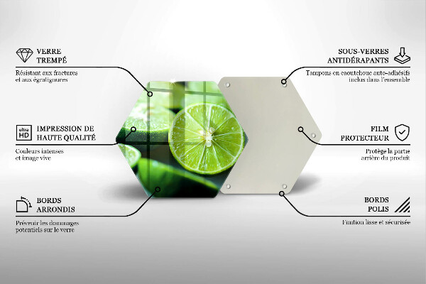 Tábua para cozinha limão cítrico