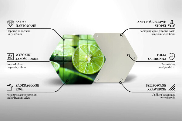 Tábua para cozinha limão cítrico