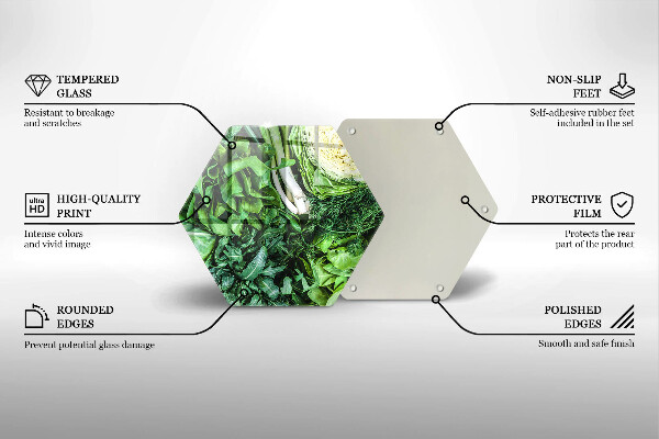 Tábua de cortar Vegetais verdes