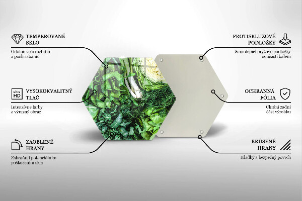 Tábua de cortar Vegetais verdes