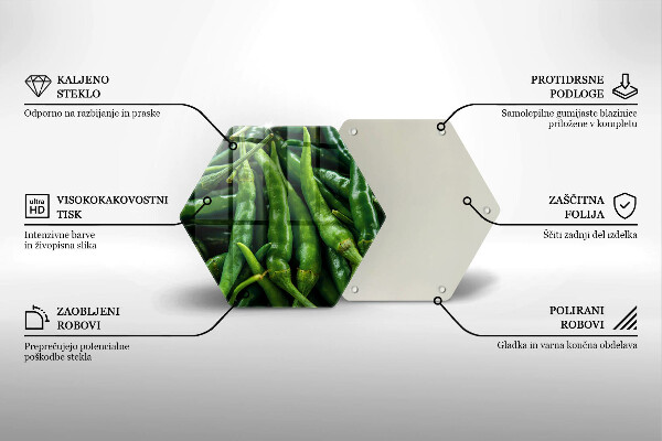 Tábua para corte vagens de ervilha