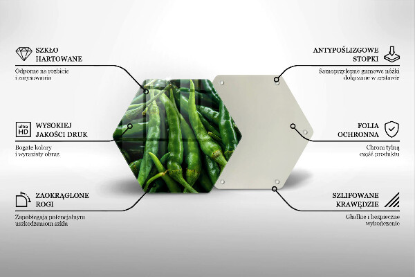 Tábua para corte vagens de ervilha