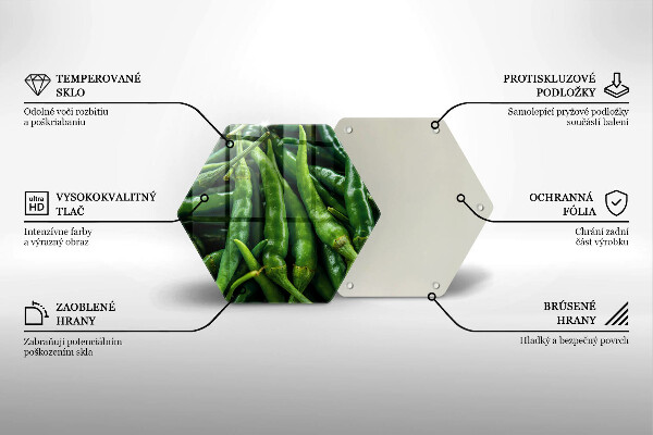 Tábua para corte vagens de ervilha