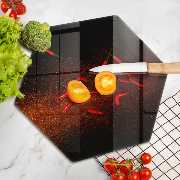 Tábua de corte Pimentas picantes