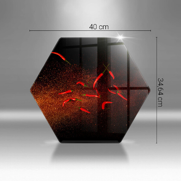 Tábua de corte Pimentas picantes