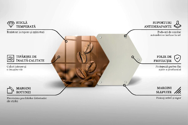 Tábua corte Grãos de café