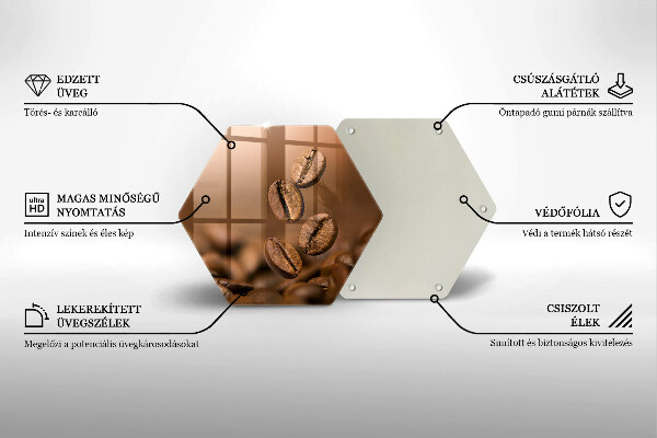 Tábua corte Grãos de café