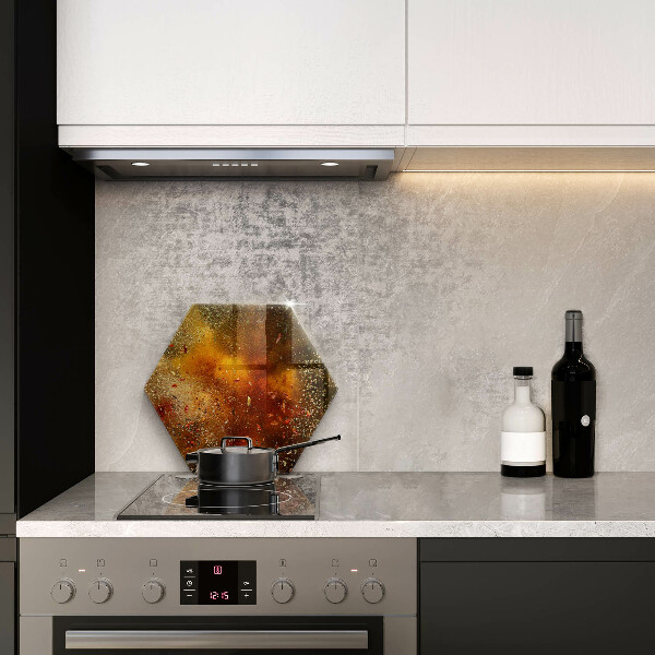 Tábua de cortar de vidro Especiarias coloridas