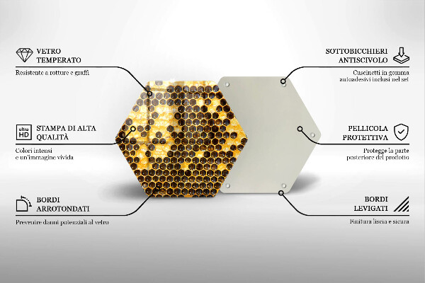 Tábua cozinha Favo de mel