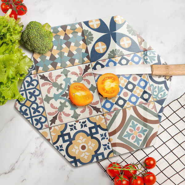 Tábua de cortar alimentos Azulejos decorativos
