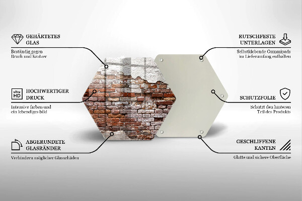 Tábua de corte Parede velha de tijolos e concreto