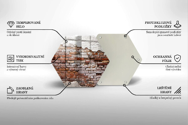 Tábua de corte Parede velha de tijolos e concreto