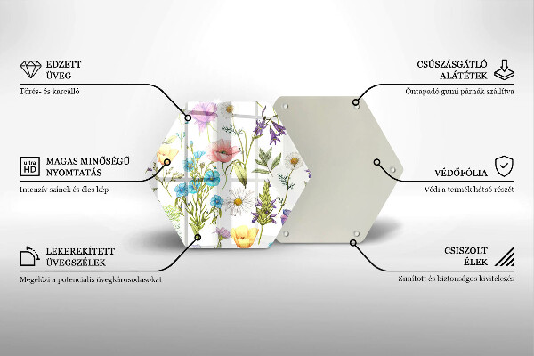 Tábua para corte Ilustração de flores