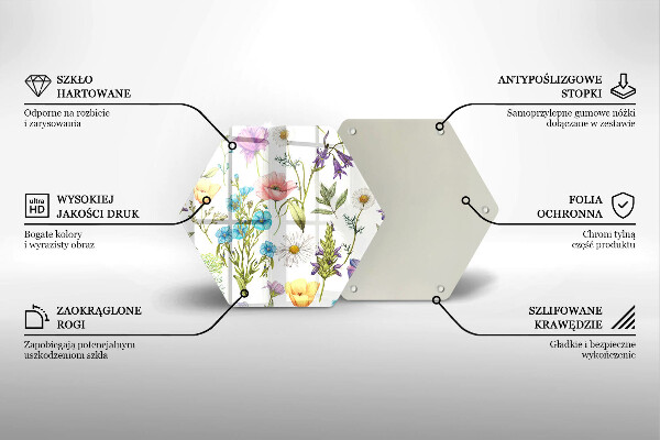 Tábua para corte Ilustração de flores