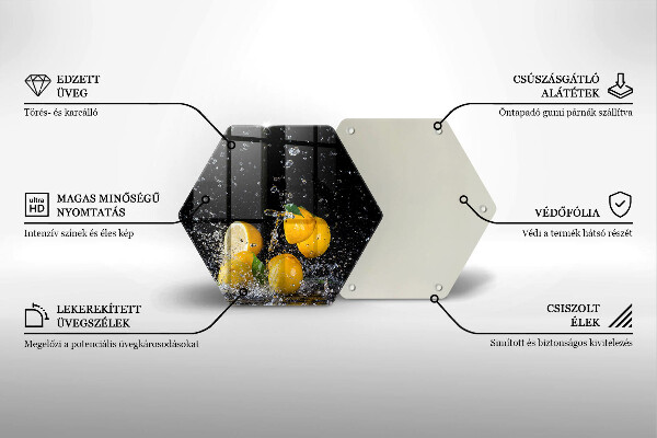 Tábua para corte Fruta limão suculenta