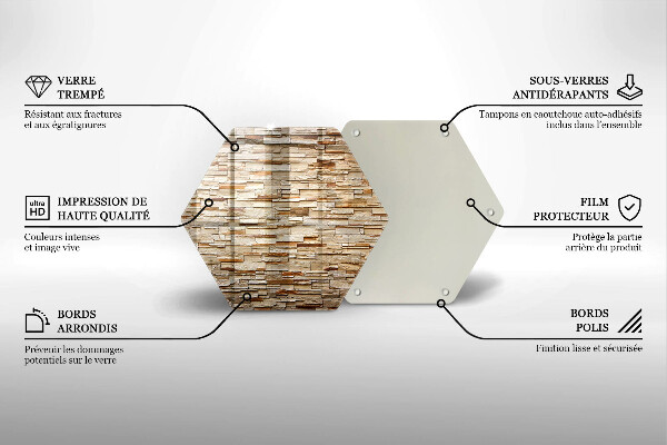 Tábua para corte Textura de pedras decorativas