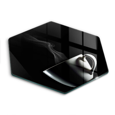 Tábua de cortar de vidro Uma xícara de chá