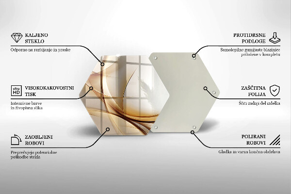 Tábua de corte Formas abstratas