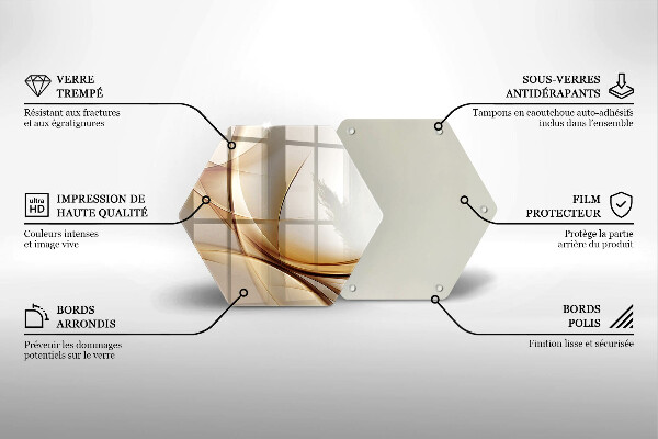 Tábua de corte Formas abstratas