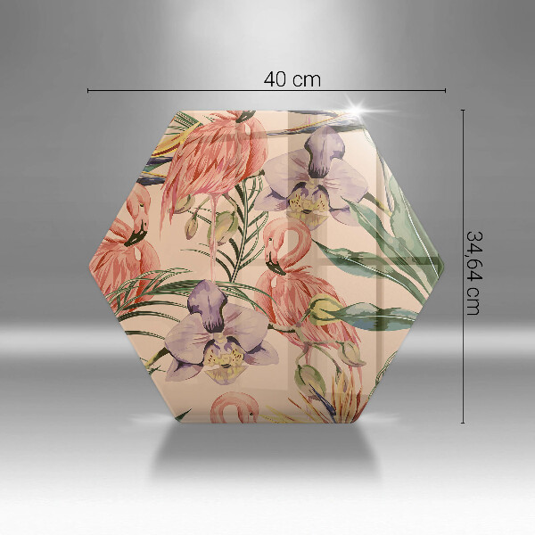 Tábua para corte Ilustração de flamingos