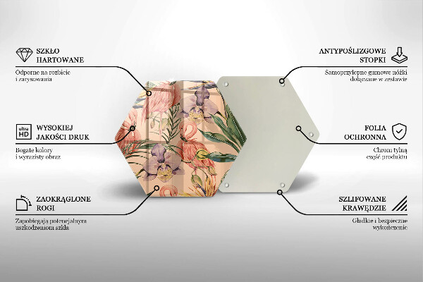 Tábua para corte Ilustração de flamingos