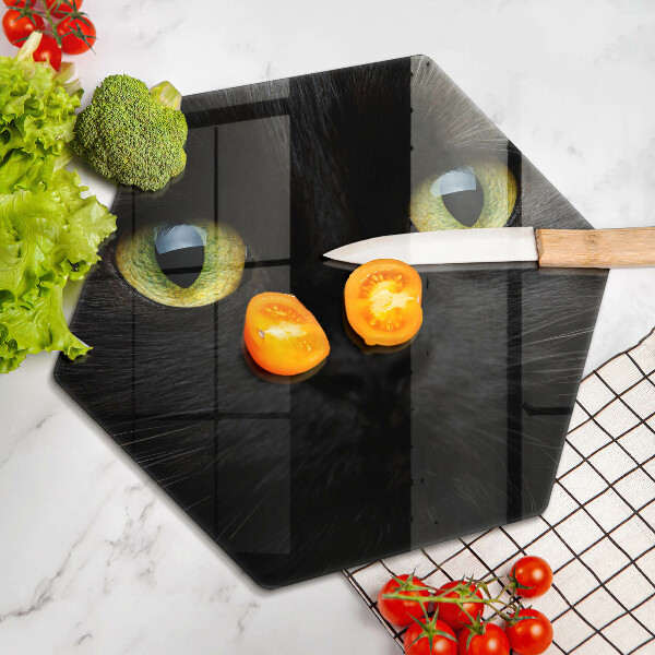 Tábua de cortar Olhos de gato de animais