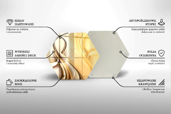 Tábua de cortar alimentos Fumaça abstrata