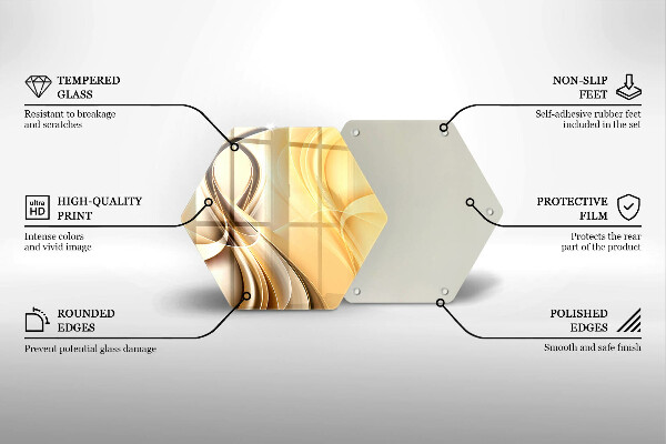 Tábua de cortar alimentos Fumaça abstrata