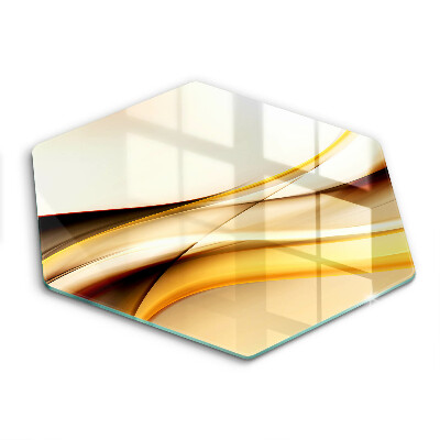 Tábua de corte Linhas de fumaça abstratas