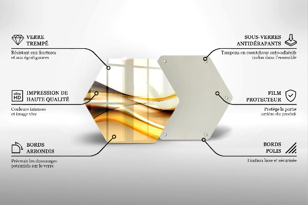 Tábua de corte Linhas de fumaça abstratas