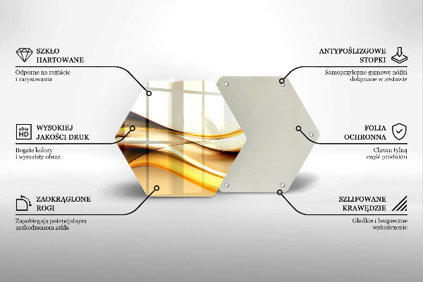 Tábua de corte Linhas de fumaça abstratas