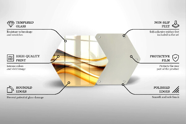 Tábua de corte Linhas de fumaça abstratas
