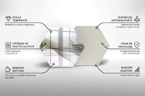 Tábua corte Design de linhas abstratas