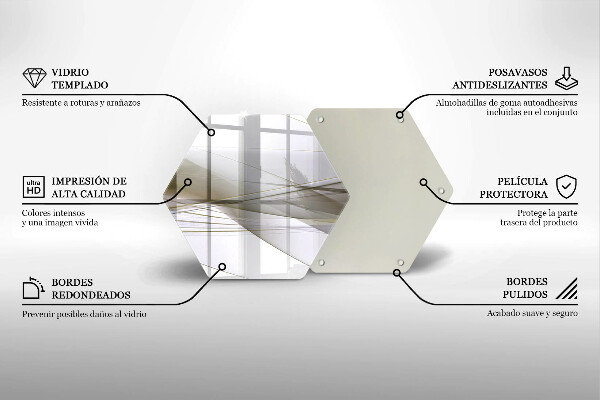 Tábua corte Design de linhas abstratas