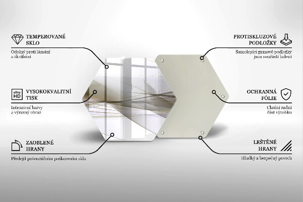 Tábua corte Design de linhas abstratas