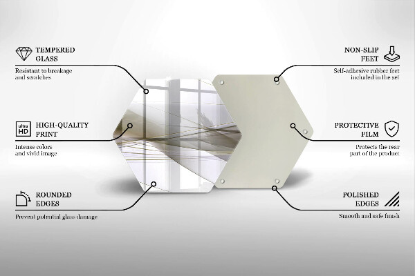 Tábua corte Design de linhas abstratas