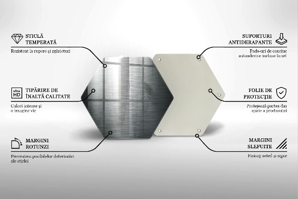 Tábua de cortar Textura metálica