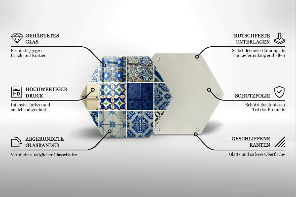 Tábua cozinha Azulejos decorativos