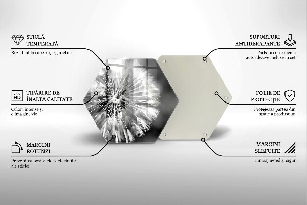 Tábua de cortar alimentos Dente-de-leão delicado