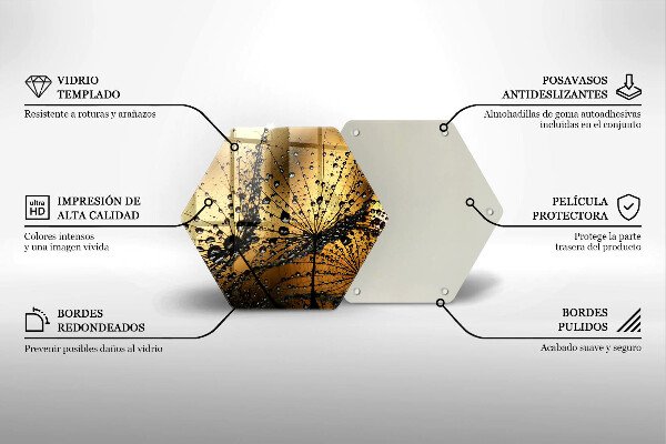 Tábua de cortar alimentos Orvalho e dentes-de-leão