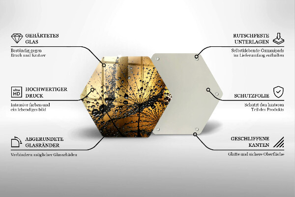 Tábua de cortar alimentos Orvalho e dentes-de-leão