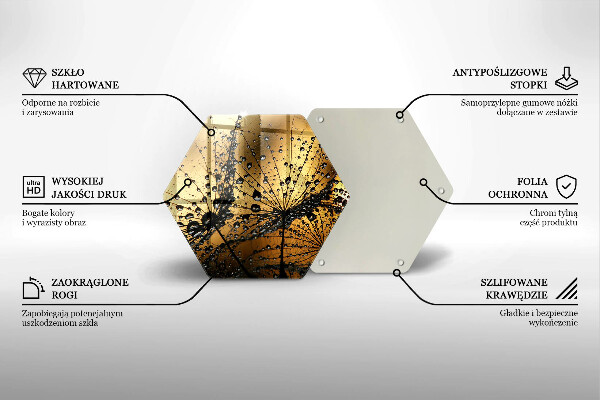 Tábua de cortar alimentos Orvalho e dentes-de-leão