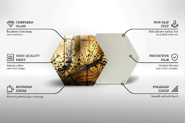 Tábua de cortar alimentos Orvalho e dentes-de-leão