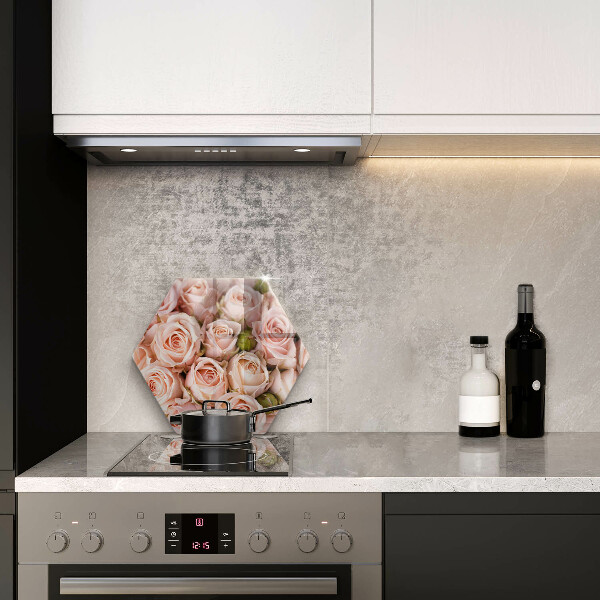 Tábua cozinha Buquê de rosas delicadas